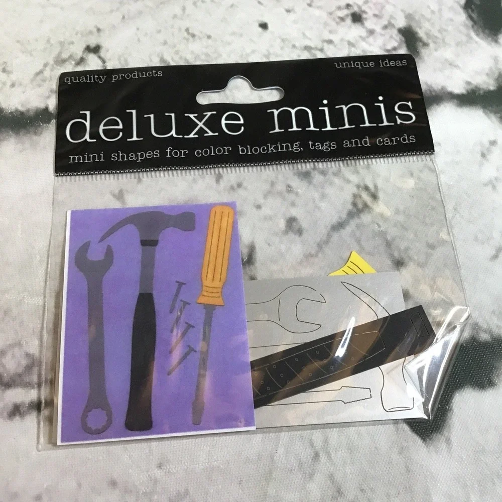 Scrapbooking Embellishments Die-Cuts Lot‎ Dice Hearts Leaves Balloons Tools